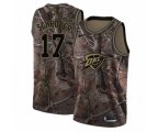 Oklahoma City Thunder #17 Dennis Schroder Swingman Camo Realtree Collection NBA Jersey