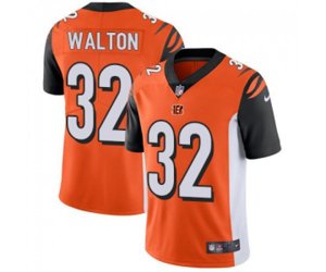 Cincinnati Bengals #32 Mark Walton Orange Alternate Vapor Untouchable Limited Player Football Jersey