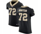 New Orleans Saints #72 Terron Armstead Black Team Color Vapor Untouchable Elite Player Football Jersey