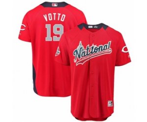 Cincinnati Reds #19 Joey Votto Game Red National League 2018 MLB All-Star MLB Jersey