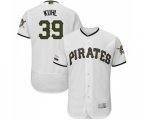 Pittsburgh Pirates #39 Chad Kuhl White Alternate Authentic Collection Flex Base Baseball Jersey