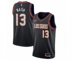 Phoenix Suns #13 Steve Nash Swingman Black Basketball Jersey - 2019-20 City Edition