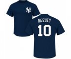 New York Yankees #10 Phil Rizzuto Replica Blue Home Baseball Jersey T-Shirt