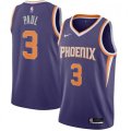 Phoenix Suns #3 Chris Paul Nike Purple 2020-21 Swingman Jersey