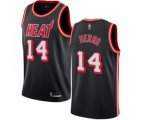 Miami Heat #14 Tyler Herro Authentic Black Fashion Hardwood Classics Basketball Jersey