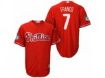 Philadelphia Phillies #7 Maikel Franco 2017 Spring Training Cool Base Stitched MLB Jersey