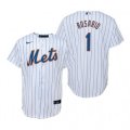 Nike New York Mets #1 Amed Rosario White Home Stitched Baseball Jersey