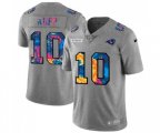 Los Angeles Rams #10 Cooper Kupp Multi-Color 2020 NFL Crucial Catch NFL Jersey Greyheather