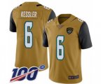 Jacksonville Jaguars #6 Cody Kessler Limited Gold Rush Vapor Untouchable 100th Season Football Jersey