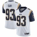 Los Angeles Rams #93 Ndamukong Suh White Vapor Untouchable Limited Player NFL Jersey