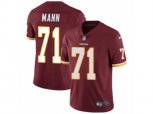 Washington Redskins #71 Charles Mann Vapor Untouchable Limited Burgundy Red Team Color NFL Jersey