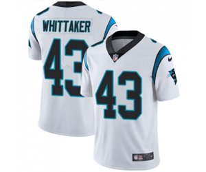 Carolina Panthers #43 Fozzy Whittaker White Vapor Untouchable Limited Player Football Jersey