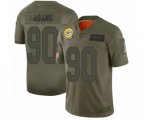 Green Bay Packers #90 Montravius Adams Limited Camo 2019 Salute to Service Football Jersey