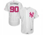 New York Yankees Thairo Estrada Authentic White 2016 Mother's Day Fashion Flex Base Baseball Player Jersey