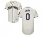 Seattle Mariners #0 Mallex Smith Cream Alternate Flex Base Authentic Collection Baseball Jersey