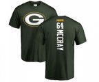 Green Bay Packers #64 Justin McCray Green Backer T-Shirt