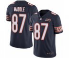 Chicago Bears #87 Tom Waddle Navy Blue Team Color 100th Season Limited Football Jersey