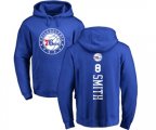 Philadelphia 76ers #8 Zhaire Smith Royal Blue Backer Pullover Hoodie