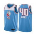 Sacramento Kings #40 Harrison Barnes Swingman Blue Basketball Jersey - City Edition