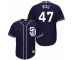 San Diego Padres Miguel Diaz Replica Navy Blue Alternate 1 Cool Base Baseball Player Jersey