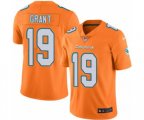 Miami Dolphins #19 Jakeem Grant Limited Orange Rush Vapor Untouchable NFL Jersey