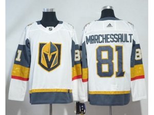 Vegas Golden Knights #81 Jonathan Marchessault White Road Authentic Stitched NHL Jersey
