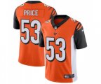 Cincinnati Bengals #53 Billy Price Orange Alternate Vapor Untouchable Limited Player Football Jersey