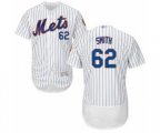 New York Mets Drew Smith White Home Flex Base Authentic Collection Baseball Player Jersey