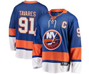 New York Islanders #91 John Tavares Fanatics Branded Royal Blue Home Breakaway NHL Jersey