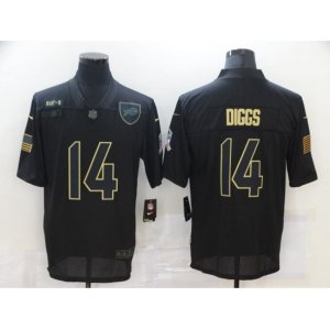 Buffalo Bills #14 Stefon Diggs Black Nike 2020 Salute To Service Limited Jersey