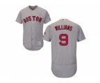 Boston Red Sox #9 Ted Williams Grey Flexbase Authentic Collection Stitched Baseball Jersey
