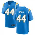 Los Angeles Chargers #44 Kyzir White Nike Powder Blue Vapor Limited Jersey
