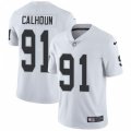 Oakland Raiders #91 Shilique Calhoun White Vapor Untouchable Limited Player NFL Jersey