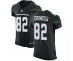 New York Jets #82 Jamison Crowder Black Alternate Vapor Untouchable Elite Player Football Jersey