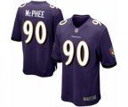 Baltimore Ravens #90 Pernell McPhee Game Purple Team Color Football Jersey