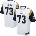 Los Angeles Rams #73 Cornelius Lucas Game White NFL Jersey