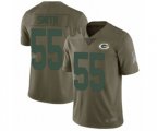 Green Bay Packers #55 Za'Darius Smith Limited Olive 2017 Salute to Service Football Jersey