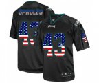 Philadelphia Eagles #43 Darren Sproles Elite Black USA Flag Fashion Football Jersey