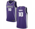 Sacramento Kings #10 Mike Bibby Swingman Purple Road NBA Jersey - Icon Edition