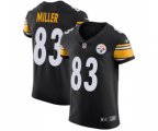 Pittsburgh Steelers #83 Heath Miller Black Team Color Vapor Untouchable Elite Player Football Jersey