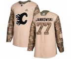 Calgary Flames #77 Mark Jankowski Authentic Camo Veterans Day Practice Hockey Jersey