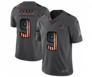 Chicago Bears #9 Nick Foles 2018 Salute to Service Retro USA Flag Limited Football Jersey