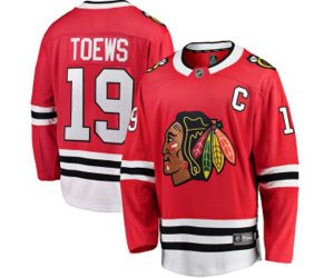 Chicago Blackhawks #19 Jonathan Toews Fanatics Branded Red Home Breakaway NHL Jersey