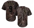 Seattle Mariners #9 Dee Gordon Authentic Camo Realtree Collection Flex Base Baseball Jersey