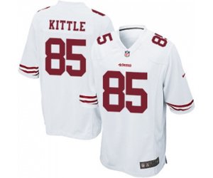 San Francisco 49ers #85 George Kittle Game White Football Jersey