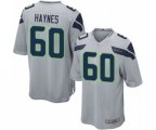 Seattle Seahawks #60 Phil Haynes Game Grey Alternate Football Jersey