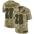 Philadelphia Eagles #28 Wendell Smallwood Limited Camo 2018 Salute to Service NFL Jersey