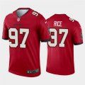 Tampa Bay Buccaneers Retired Player #97 Simeon Rice Nike Red Vapor Limited Jersey