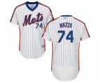 New York Mets Chris Mazza White Alternate Flex Base Authentic Collection Baseball Player Jersey