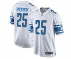 Detroit Lions #25 Theo Riddick Game White Football Jersey